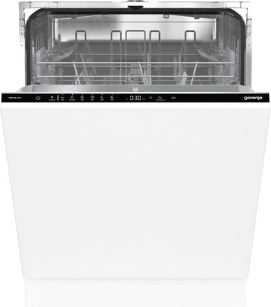 Встраиваемая посудомоечная машина Gorenje GV642D90, полноразмерная, ширина 59.8см, полновстраиваемая, загрузка 14 комплектов