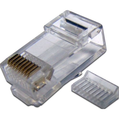Коннектор LanMaster TWT-PL45-8P8C-V кат.5E RJ45 прозрачный (упак.: 100шт)
