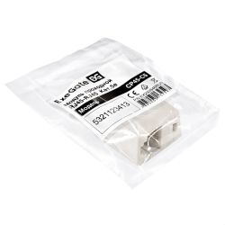 Адаптер Exegate CP45-C5 (EX292846RUS) проходной RJ45 кат.5E бронз.
