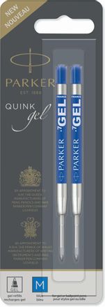 Стержень гелевый Parker Z10 средний (M) 0.7мм цвет чернил: синий, для ручек шариковых блистер (2шт) [1950364]