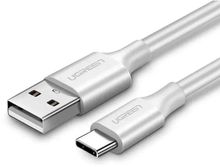 Изображение товара Кабель UGREEN US287 USB Type-C 1.5м 3A белый