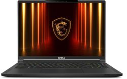 Изображение товара Ноутбук игровой MSI Stealth 16 AI A2HWFG-086XRU, 16", OLED, Intel Core Ultra 7 255H 2ГГц, 16-ядерный, 32ГБ DDR5, 1ТБ SSD,  NVIDIA GeForce  RTX 5060 для ноутбуков - 8 ГБ, TGP 95Вт, FreeDOS,  черный [9s7-15f535-086]