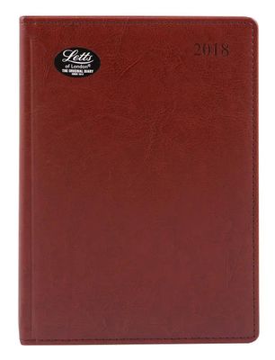 Ежедневник Letts UMBRIA, A5, белые страницы, коричневый – купить в ...