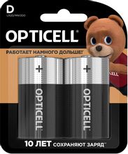 Изображение товара D Батарейка OPTICELL Basic LR20,  2 шт.