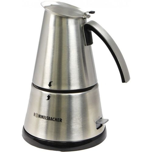 Кофеварка ROMMELSBACHER EKO 366/E Delux, эспрессо, нержавеющая сталь /черный