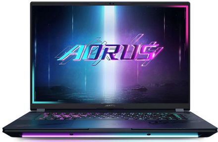 Ноутбук игровой Gigabyte AORUS MASTER 16 AM6H, 16", OLED, Intel Core Ultra 9 275HX 2.7ГГц, 24-ядерный, 32ГБ DDR5, 1ТБ SSD,  NVIDIA GeForce  RTX 5080 для ноутбуков - 16 ГБ, TGP 175Вт, Windows 11 Pro,  черный [byhc5kze64sp]
