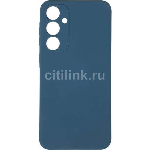 Чехол (клип-кейс) BORASCO Microfiber Case, для Samsung Galaxy A35, синий [72899]
