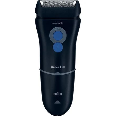 Электробритва Braun Series 1 130 S1,  черный и синий