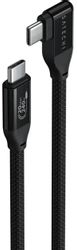 Кабель SATECHI AP-YCR100K, USB Type-C (m) - USB Type-C (m), 1м, черный