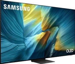 55" Телевизор Samsung QE55S95FAUXRU OLED, 4K Ultra HD, СМАРТ ТВ, Tizen OS, черный графит