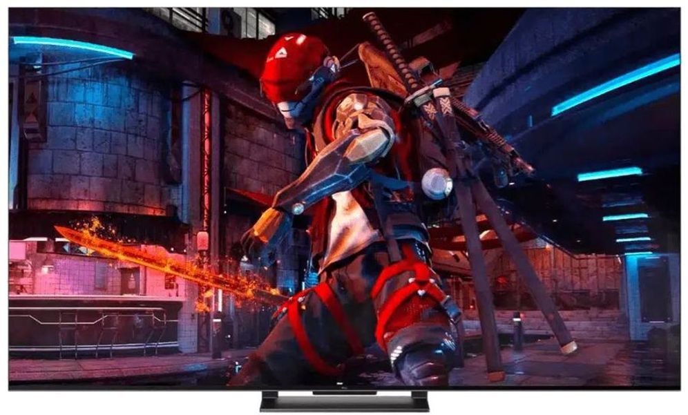 75" Телевизор TCL 75C745, QLED, 4K Ultra HD, черный, СМАРТ ТВ, Google TV