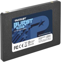 120ГБ SSD накопитель Patriot Burst Elite PBE120GS25SSDR 2.5"