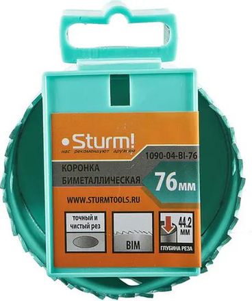 Коронка STURM! 1090-04-BI-76, по металлу, 1шт