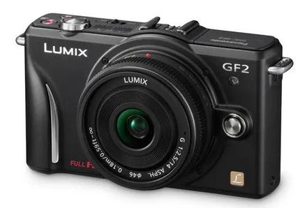 Беззеркальный фотоаппарат Panasonic Lumix DMC-GF2C kit ( LUMIX G 14mm F2.5 ASPH), черный [dmc-gf2cee-k]
