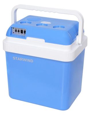 Автохолодильник StarWind CB-112,  24л,  голубой и белый