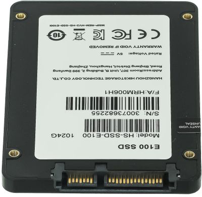SSD накопитель Hikvision HS-SSD-E100/1024G Hiksemi 1ТБ, 2.5", SATA III ...