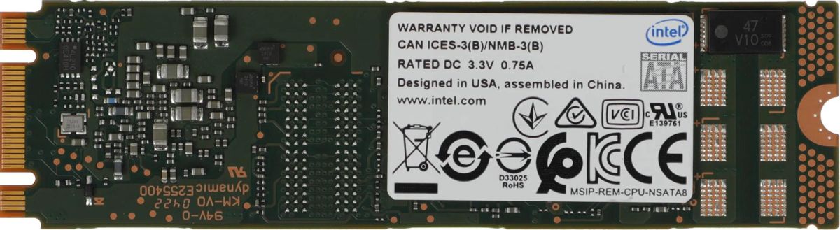 480ГБ SSD накопитель Intel DC D3-S4510 SSDSCKKB480G801 M.2 2280