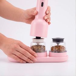 Мельница для перца/соли KITCHEN JOY KJ-MSRB, электрич.
