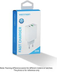 Сетевое зарядное устройство VENTION FBBW0-EU, белый