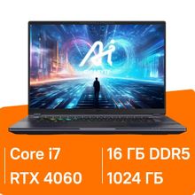 Изображение товара Ноутбук геймерский Gigabyte Aorus 16X 16 2024 IPS i7 RTX 4060 16ГБ SSD