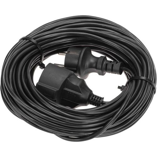 Удлинитель силовой PROCONNECT PROc-Uc, розеток 1шт, 3x0.75 кв.мм, 6A, 20м, ПВС, без катушки, черный [13-4910]