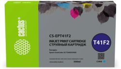 Картридж Cactus CS-EPT41F2, голубой пигментный