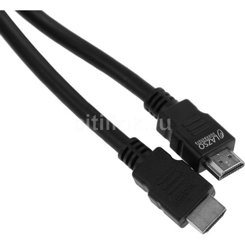 Кабель аудио-видео WH-111, HDMI (m) - HDMI (m), ver 2.0, 5м, GOLD, черный [9783]