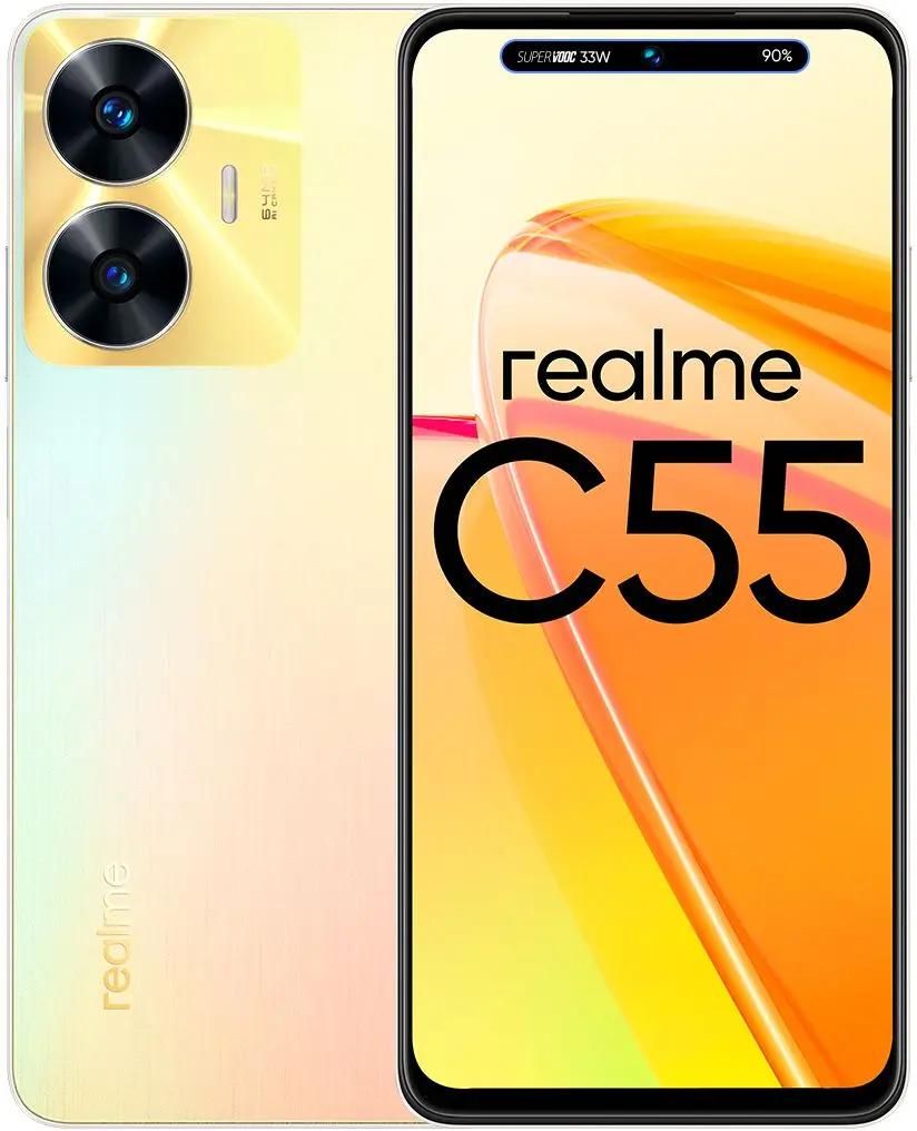 Смартфон REALME C55 6/128Gb, RMX3710, перламутровый – купить в Ситилинк |  1918398