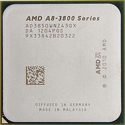 Процессор AMD A8 3850, SocketFM1,  OEM [ad3850wnz43gx]