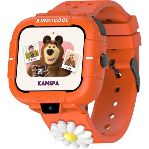 Смарт-часы ELARI Маша и Медведь, 1.76", с SIM, оранжевый