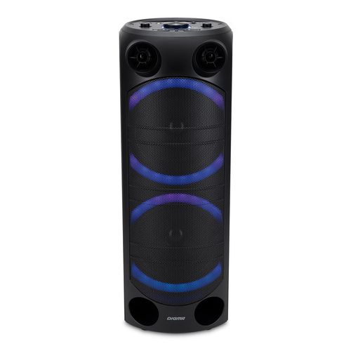 Музыкальный центр Digma D-MC1720, 80Вт, с караоке, Bluetooth, FM, USB, micro SD, черный