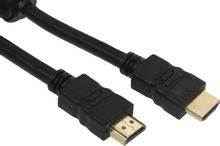 Изображение товара Кабель соединительный аудио-видео NingBo HDMI-5M-MG,  HDMI (m) -  HDMI (m),  ver 1.4,  5м, GOLD,  ф/фильтр,  черный [hdmi-5m-mg(ver1.4)bl]