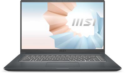 Ноутбук MSI Modern 15 A11MU-1064XRU 9S7-155266-1064, 15.6", IPS, Intel Core i5 1155G7 2.5ГГц, 4-ядерный, 8ГБ DDR4, 512ГБ SSD,  Intel Iris Xe graphics, Free DOS, серый