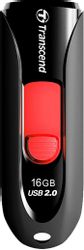 Флешка USB Transcend Jetflash 590 16ГБ, USB2.0, черный