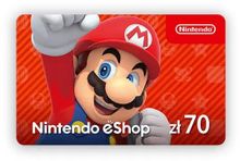 Изображение товара Карта пополнения Nintendo eShop на 70 злотых Польша