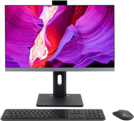 23.8" Моноблок DIGMA PRO Unity Full HD, Intel Core i5 1235U, 16ГБ DDR4, 512ГБ SSD,  Windows 11 Pro, серый и черный [dm23p5-adxw02]