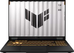 Изображение товара Ноутбук игровой ASUS TUF Gaming F16 FX608JM-RV048, 16", 2025, IPS, Intel Core i5 13450HX 2.4ГГц, 10-ядерный, 16ГБ DDR5, 512ГБ SSD,  NVIDIA GeForce  RTX 5060 для ноутбуков - 8 ГБ, TGP 115Вт, без операционной системы,  серый [90nr0mi1-m002w0]