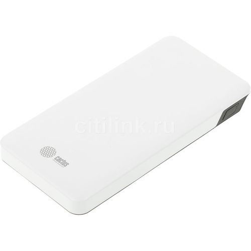 Внешний аккумулятор Cactus CS-PBFSKT-10000 10000mAh 2.1A 2xUSB белый