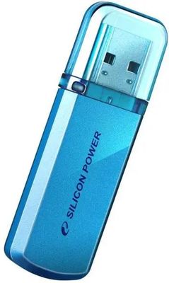 Флешка USB Silicon Power Helios 101 32ГБ, USB2.0, синий [sp032gbuf2101v1b]