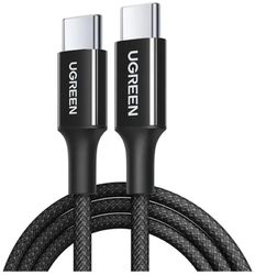 Изображение товара Кабель UGREEN L502,  USB Type-C (m) -  USB Type-C (m),  2м,  5A,  черный [65250]