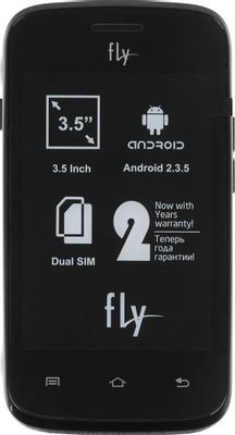 Смартфон Fly Era Nano 2 IQ239, черный – купить в Ситилинк | 317385