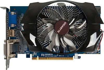 Gigabyte AMD Radeon HD 7770 2 GDDR5 OC Ret gv r777oc 2gi 836985