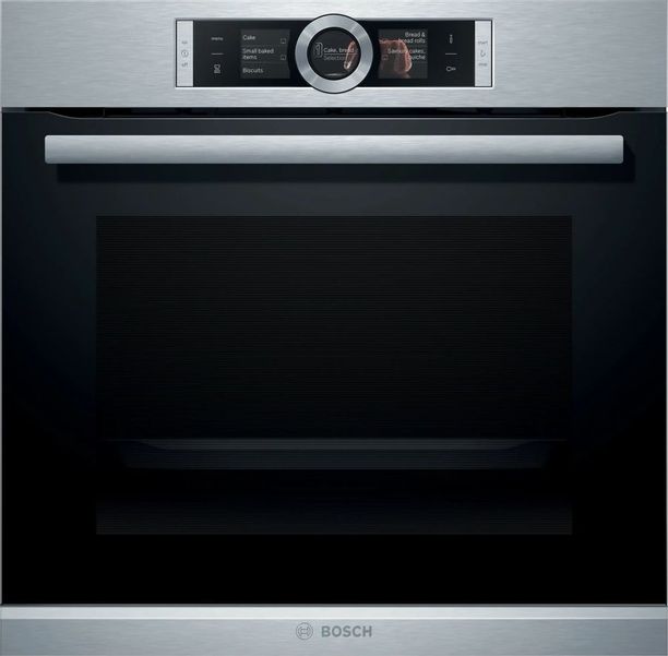 Духовой шкаф Bosch HBG636ES1, серебристый/черный