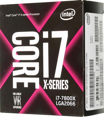 Процессор Intel Core i7 7800X, LGA 2066,  BOX (без кулера) [bx80673i77800x s r3l4]