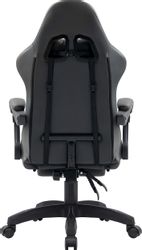 Кресло игровое Defender Bora, экокожа, до 120кг, серый