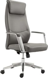 Кресло BRABIX Jazz EX-757, экокожа, до 125кг, серый