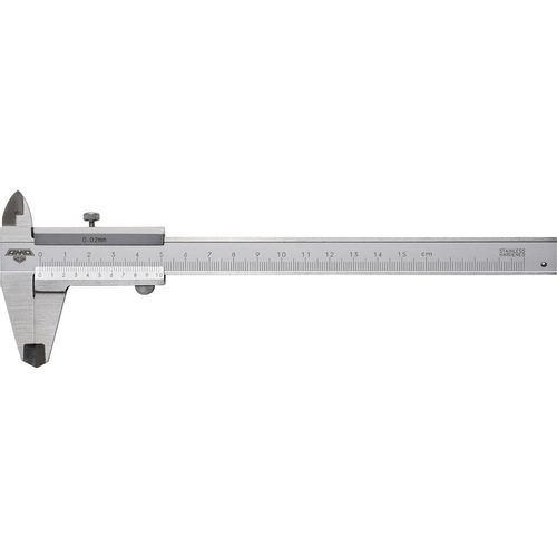 Штангенциркуль нониусный AMO SLM-150, 150мм, с глубиномером [855542]