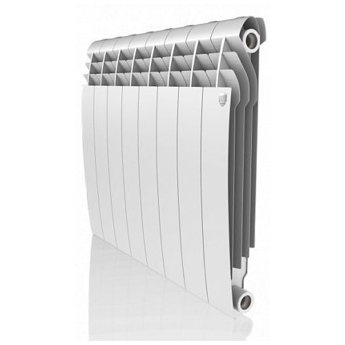 Радиатор биметаллический ROYAL THERMO BiLiner 500 Bianco Traffico, 500мм х 8 секций, боковое [нс-1176306] ROYAL THERMO