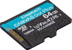Карта памяти microSDXC UHS-I U3 Kingston Canvas Go! Plus 64 ГБ