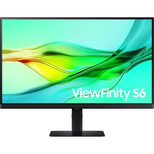 27" Монитор Samsung ViewFinity S6 S27D604UAIXCI, 2560x1440, IPS, 100Гц, 1хHDMI, 1хDP, черный [ls27d604uaixci]